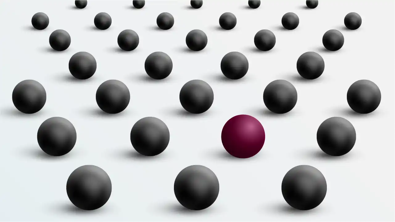 Many balls, one is different